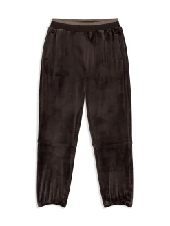 Leta Velour Pant- Mulch