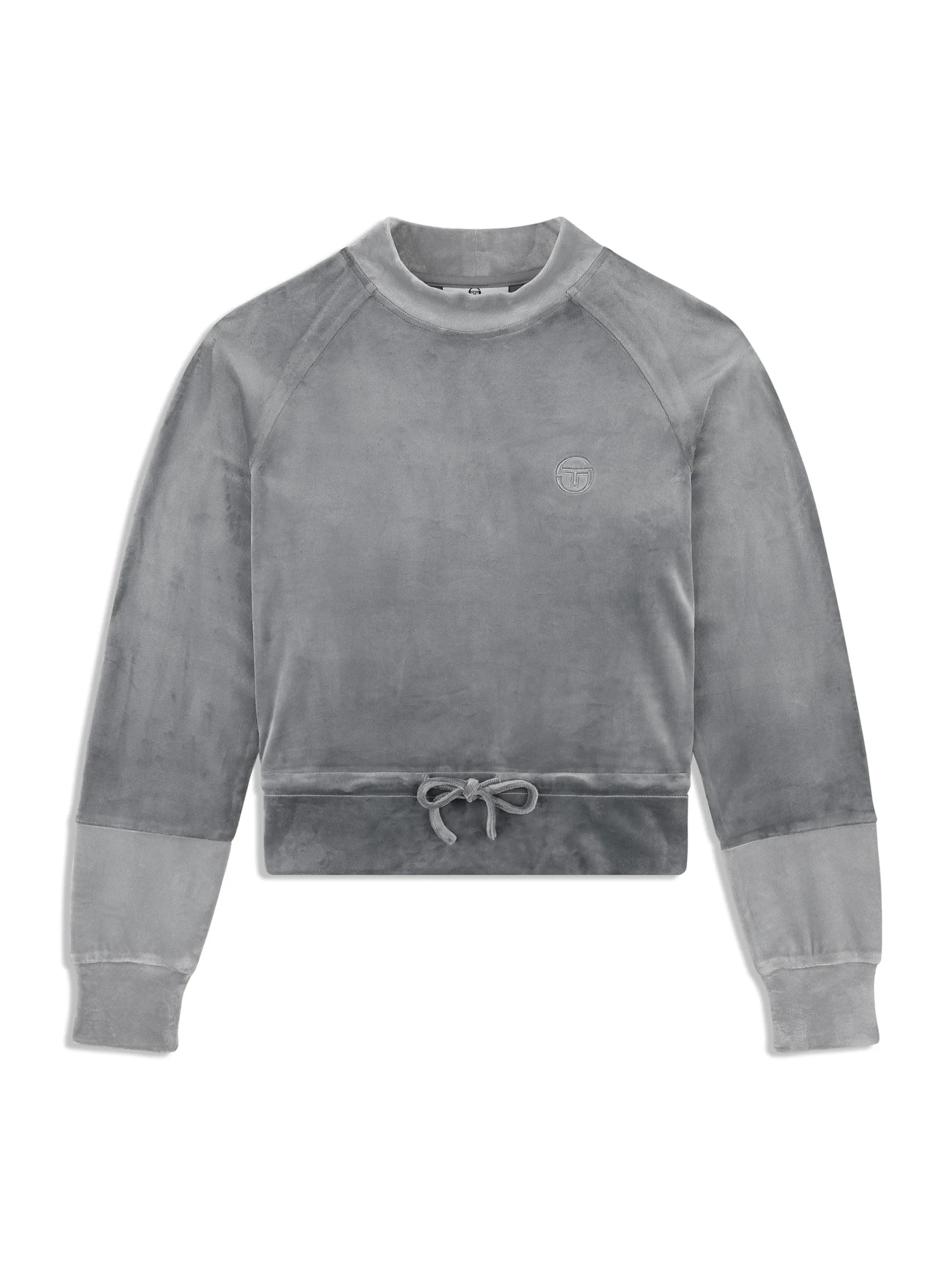 Lina Velour Top- Quiet Shade