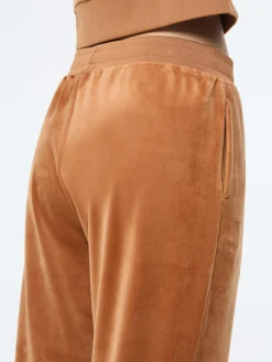 Lina Velour Track Pant- Candied Ginger