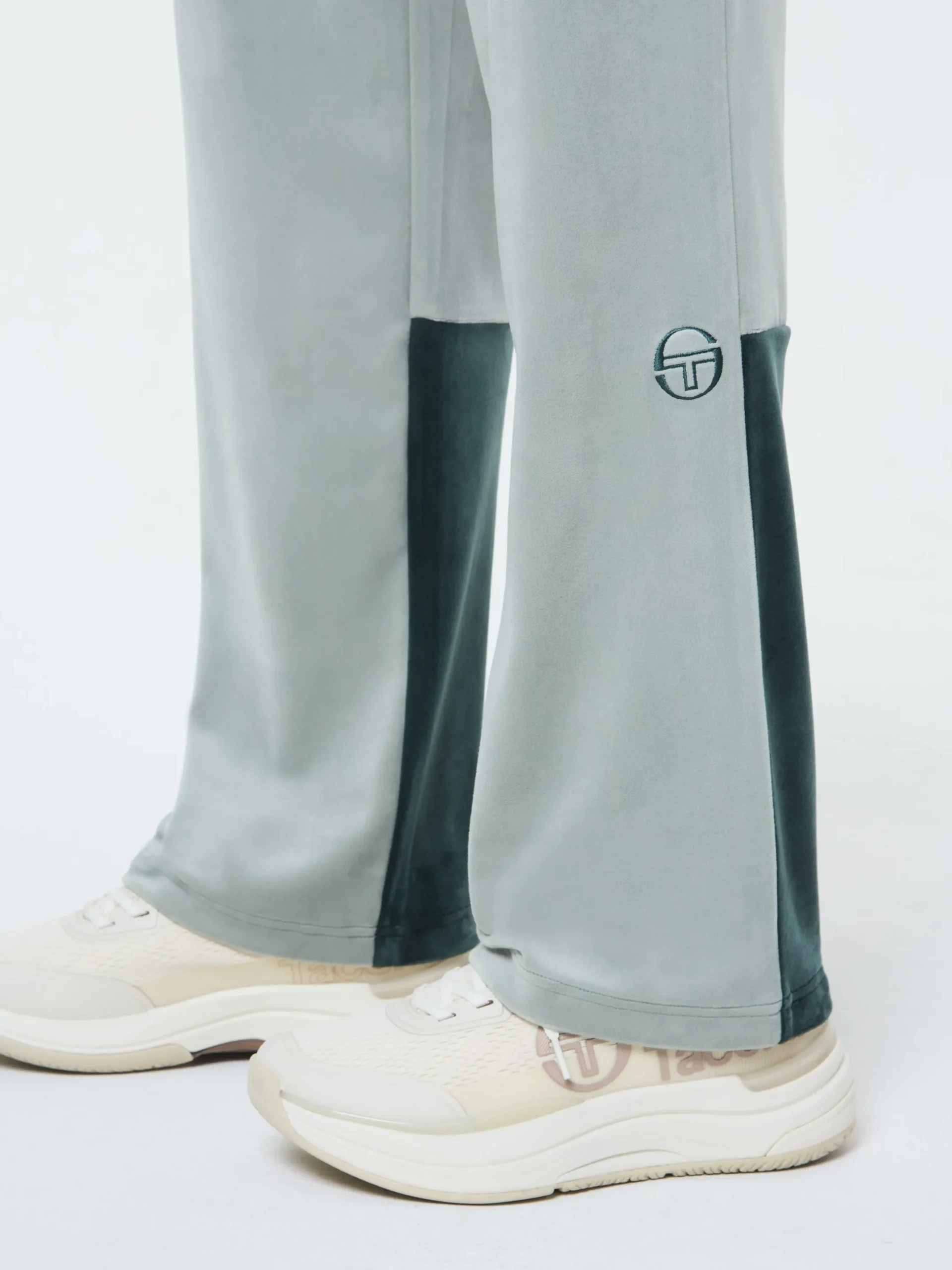 Lina Velour Track Pant- Green Gables