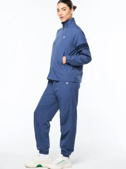 Luna Track Jacket- Blue Indigo