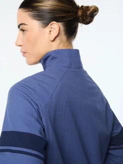 Luna Track Jacket- Blue Indigo