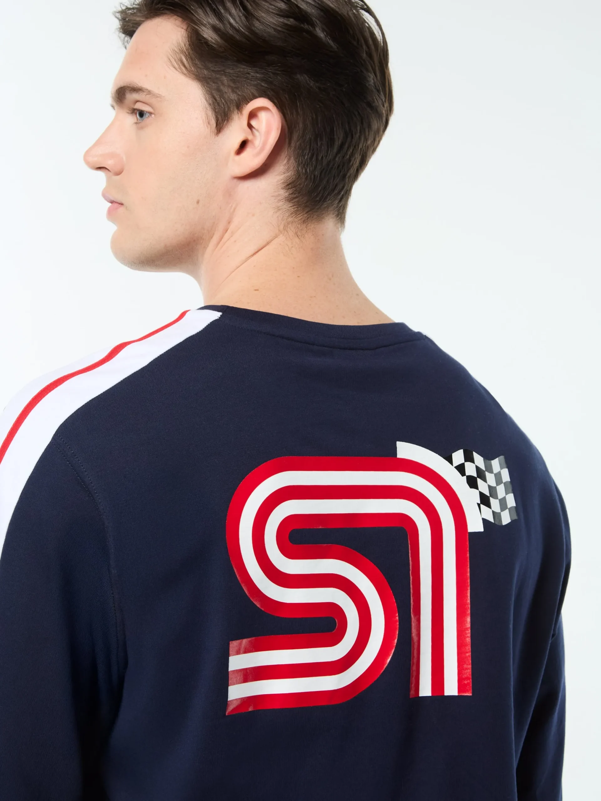Macchina Long Sleeve T-Shirt- Maritime Blue