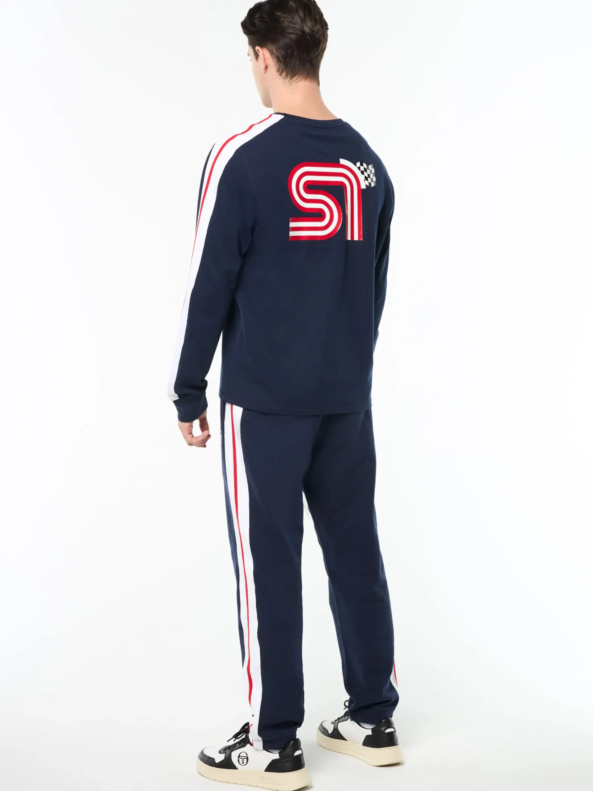 Macchina Long Sleeve T-Shirt- Maritime Blue
