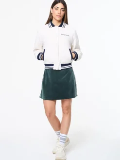 Marisa Varsity Jacket- Gardenia