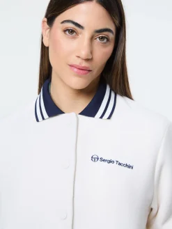 Marisa Varsity Jacket- Gardenia