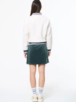 Marisa Varsity Jacket- Gardenia