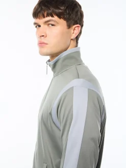 Massimo Track Jacket-Agave Green