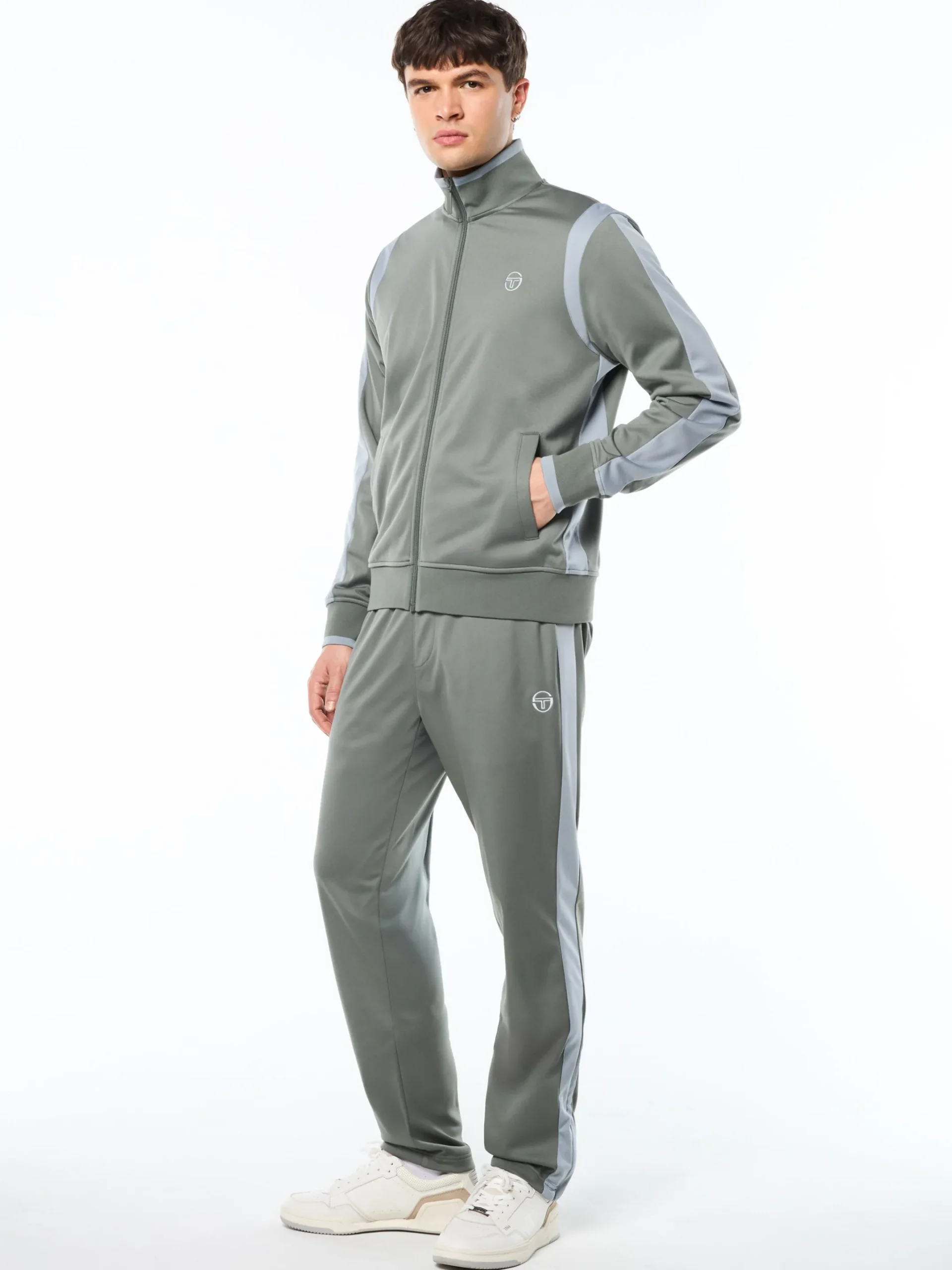 Massimo Track Jacket-Agave Green