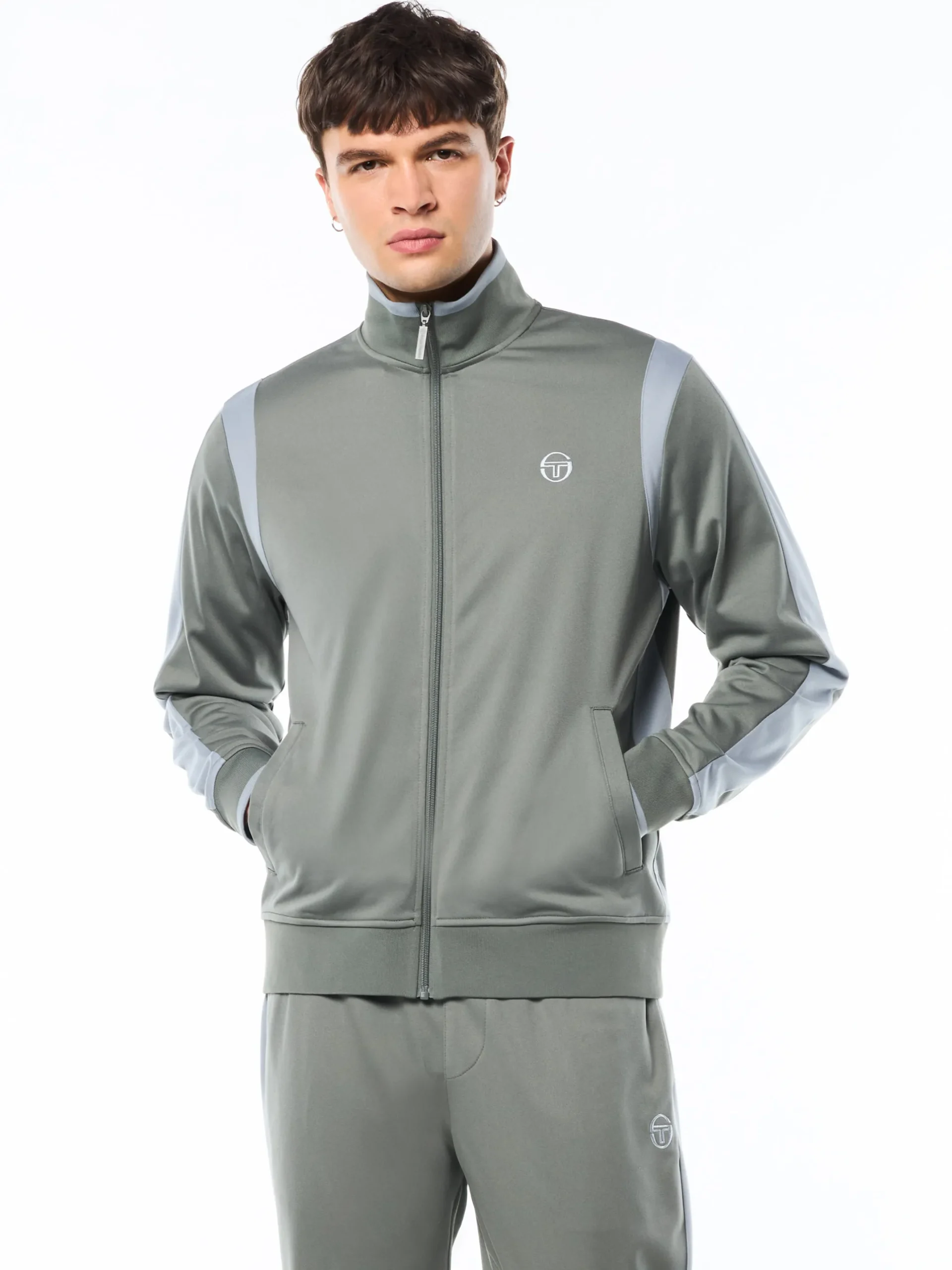Massimo Track Jacket-Agave Green