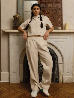 Mia Track Pant- Fog