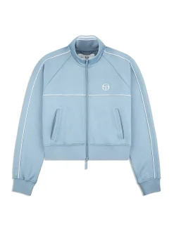 Miss Lioni Track Jacket- Faded Denim