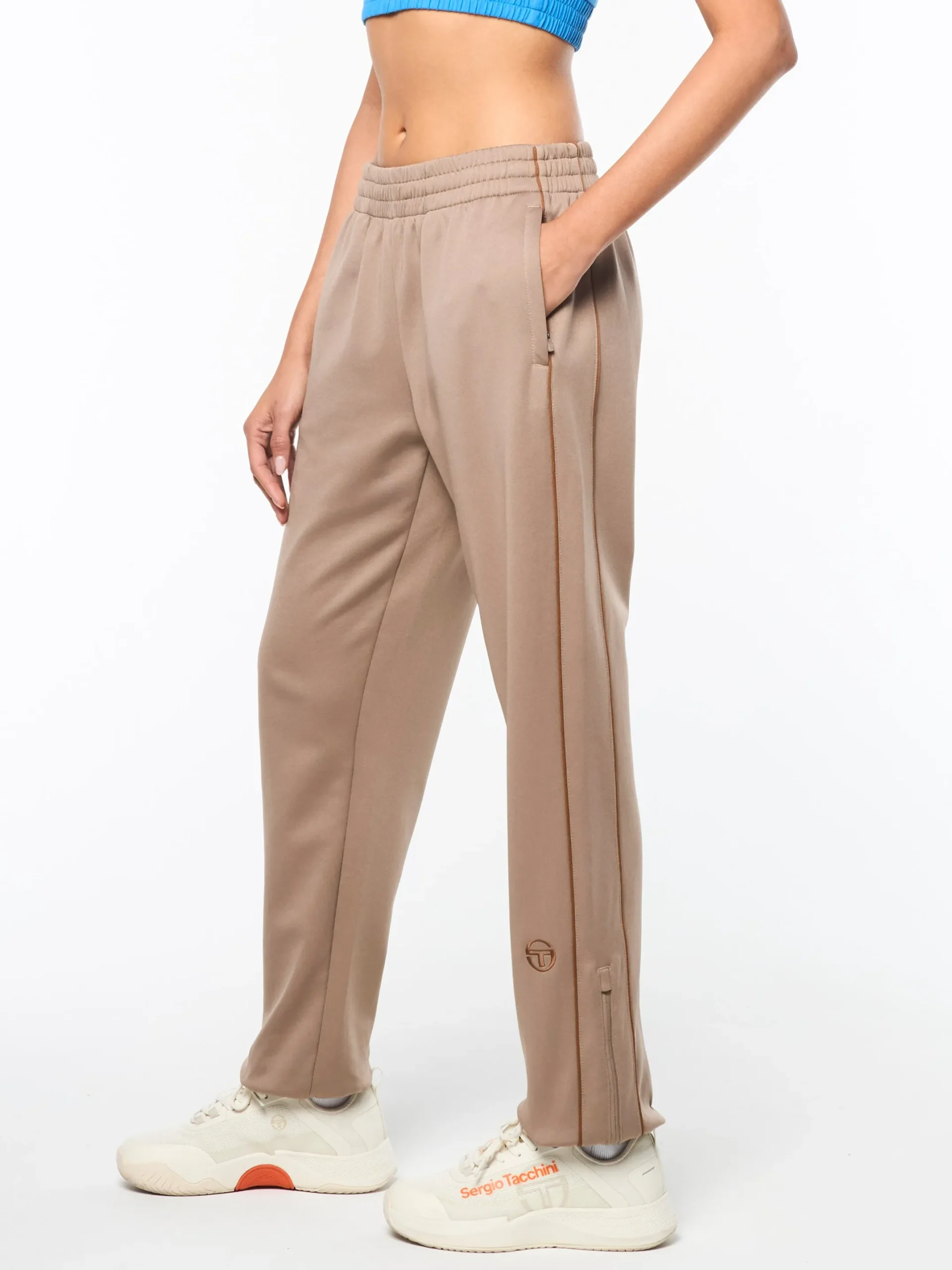Miss Lioni Track Pant- Taupe Grey