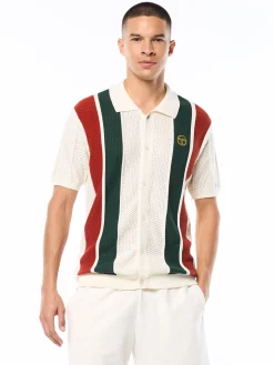 Montell Knit Polo-Gardenia