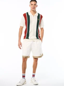 Montell Knit Polo-Gardenia