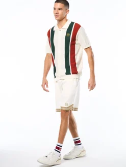 Montell Knit Polo-Gardenia