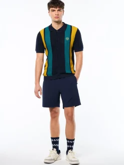 Montell Knit Polo-Maritime Blue
