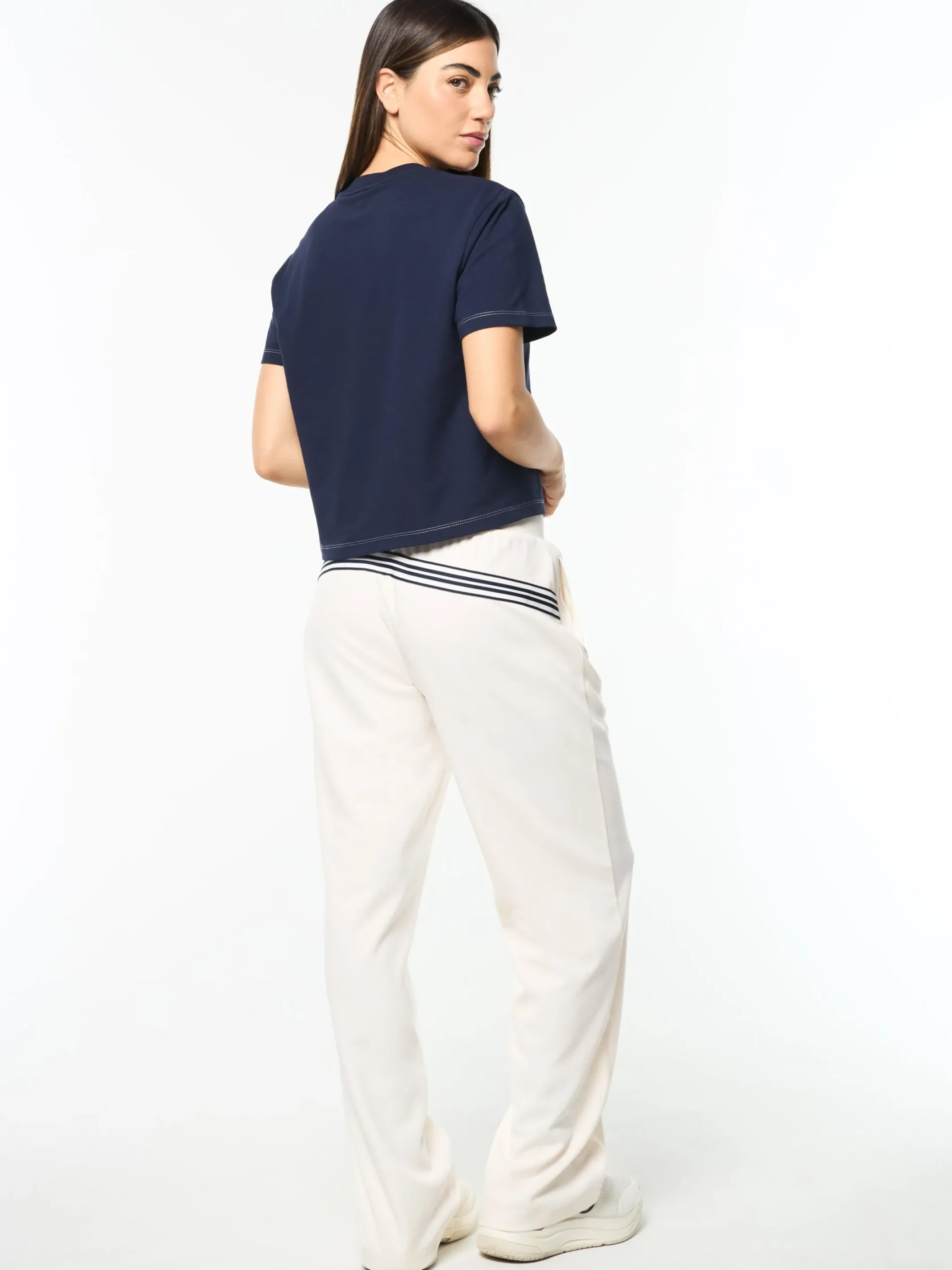 Nera Boxy Tee- Maritime Blue