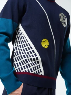 Nota Crewneck- Maritime Blue
