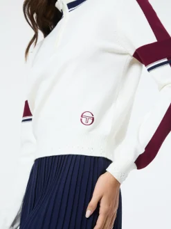 Nota Knit Quarter Zip- Gardenia
