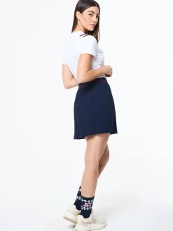 Nota Knit Skirt- Maritime Blue