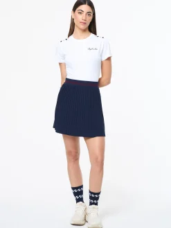 Nota Knit Skirt- Maritime Blue