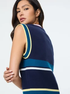 Nota Knit Vest- Maritime Blue