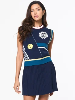 Nota Knit Vest- Maritime Blue