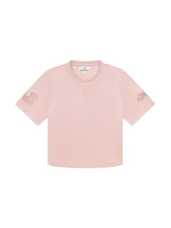 Nuvola Velour Cropped T-Shirt-Barely There