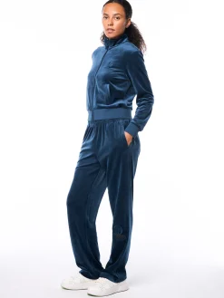 Nuvola Velour Track Jacket-Key Largo