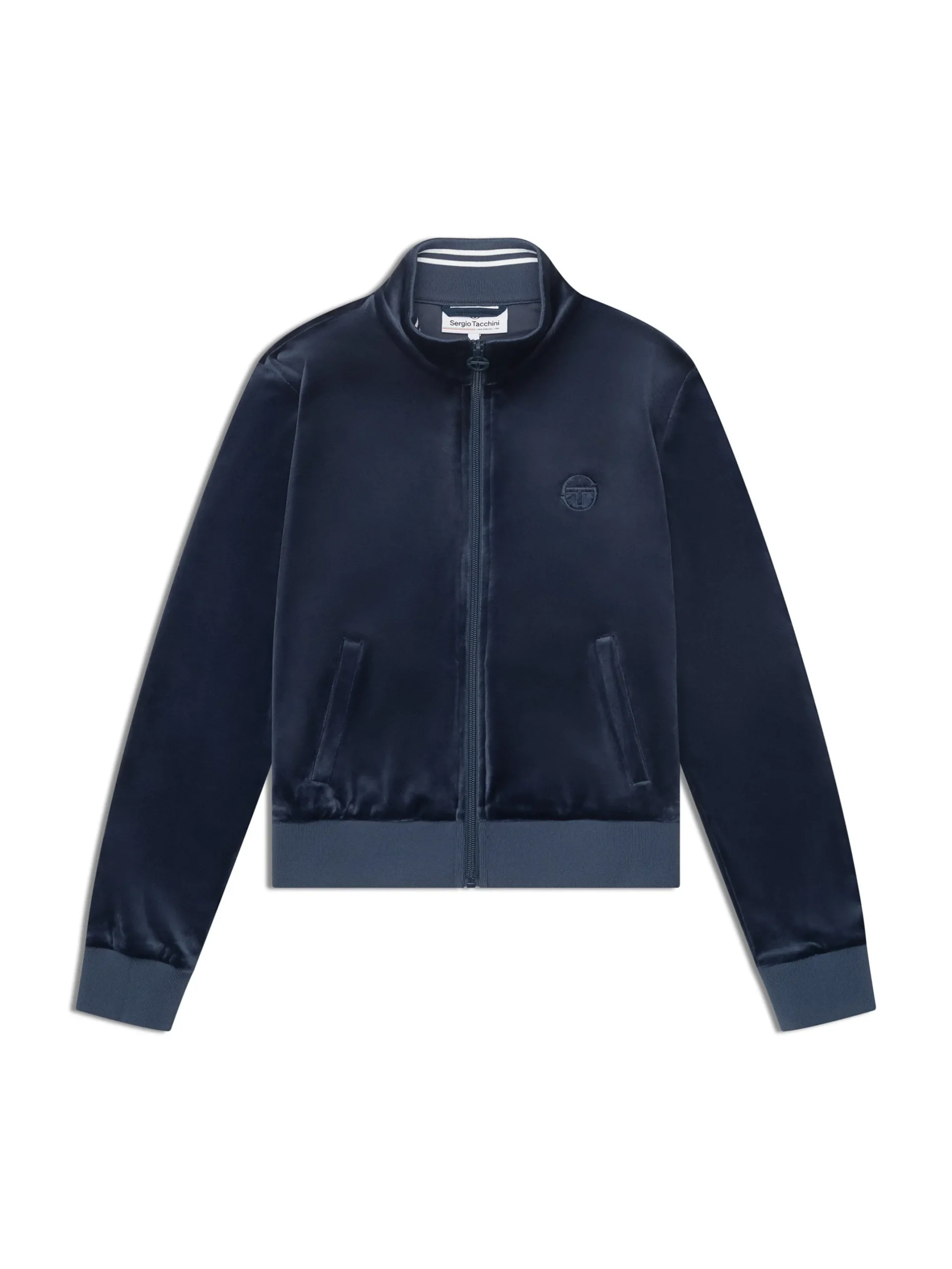 Nuvola Velour Track Jacket-Key Largo