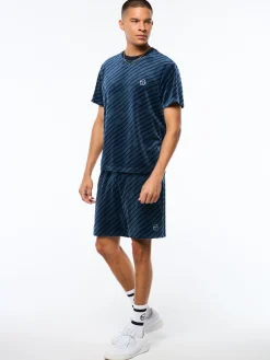 Obliquo Velour T-Shirt-Key Largo