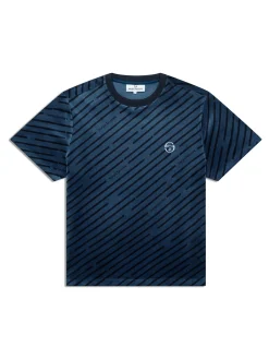 Obliquo Velour T-Shirt-Key Largo