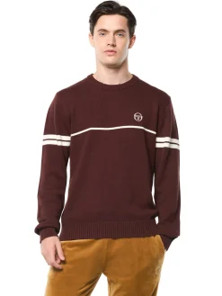 Orion Knit Sweater- Bitter Chocolate/ Gardenia