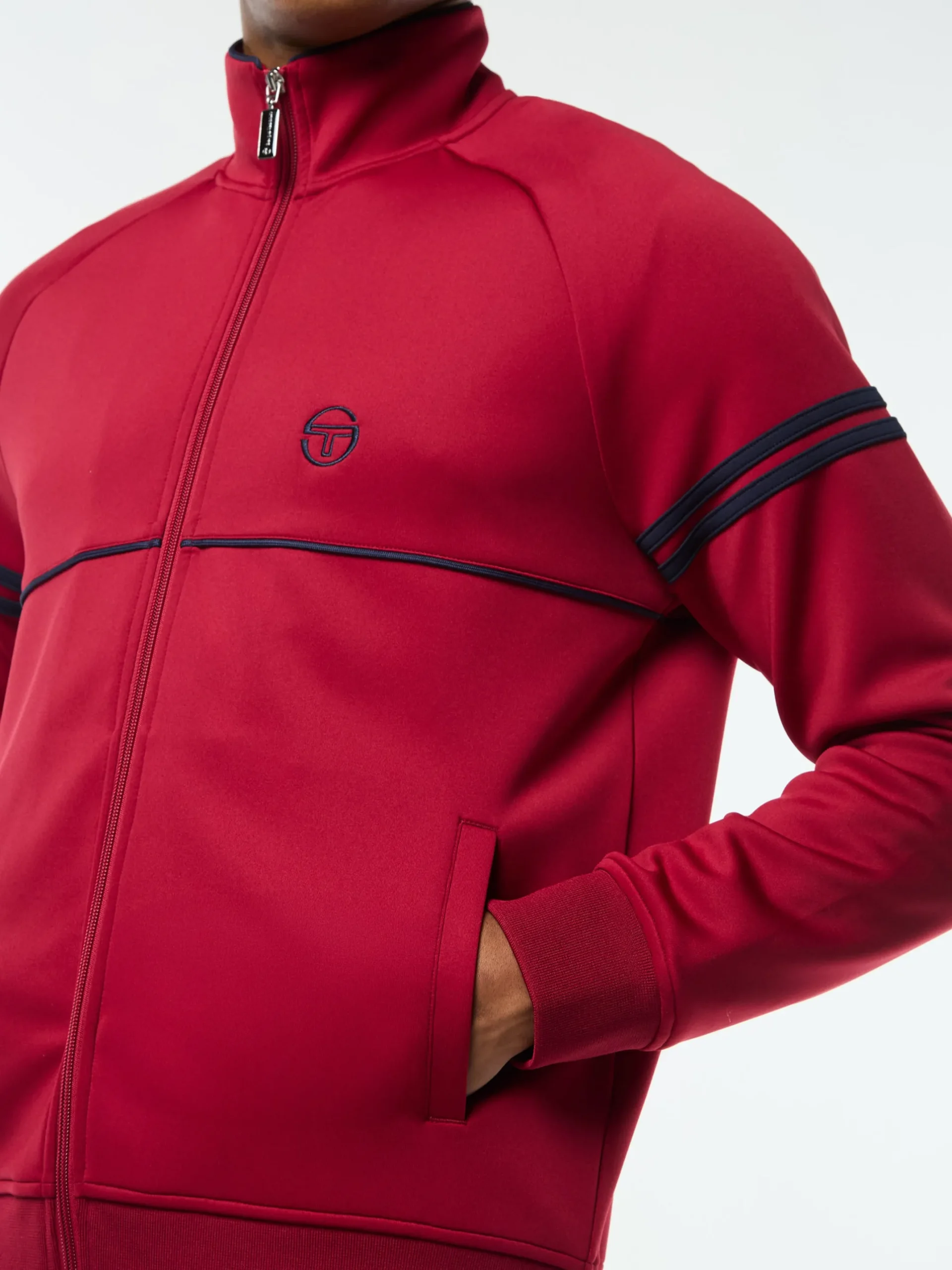 Orion Track Jacket- Rhubarb