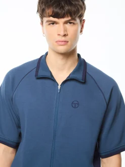 Pannello Short Sleeve Track Jacket-Key Largo