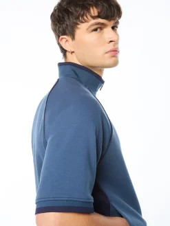 Pannello Short Sleeve Track Jacket-Key Largo
