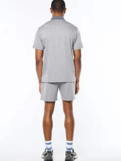 Paolo Knit Polo- Quiet Shade