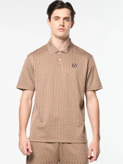 Paolo Knit Polo- Taupe Grey