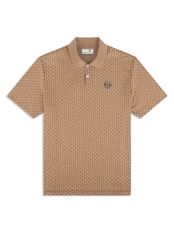 Paolo Knit Polo- Taupe Grey