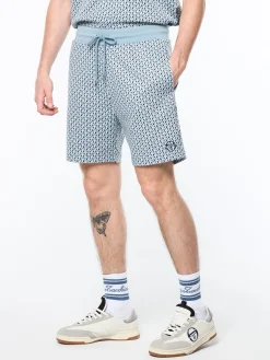 Paolo Knit Shorts- Faded Denim