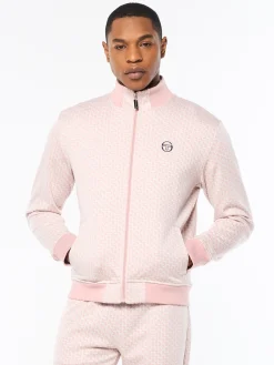 Paolo Knit Track Jacket- Pale Mauve