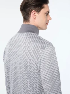 Paolo Knit Track Jacket- Quiet Shade