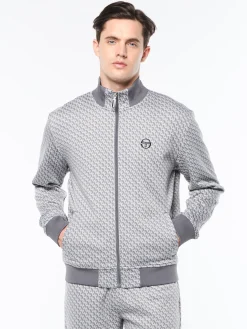 Paolo Knit Track Jacket- Quiet Shade