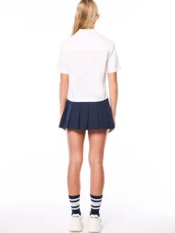 Piano Skirt-Maritime Blue