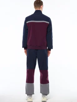 Portico Track Jacket- Maritime Blue