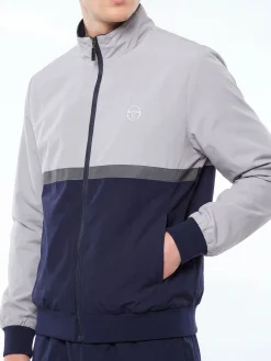 Portico Track Jacket- Slate Gray