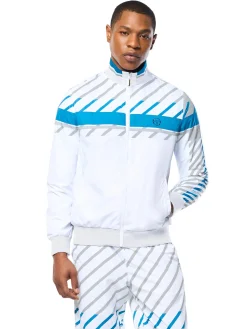 Quadretto Track Jacket- Brilliant White
