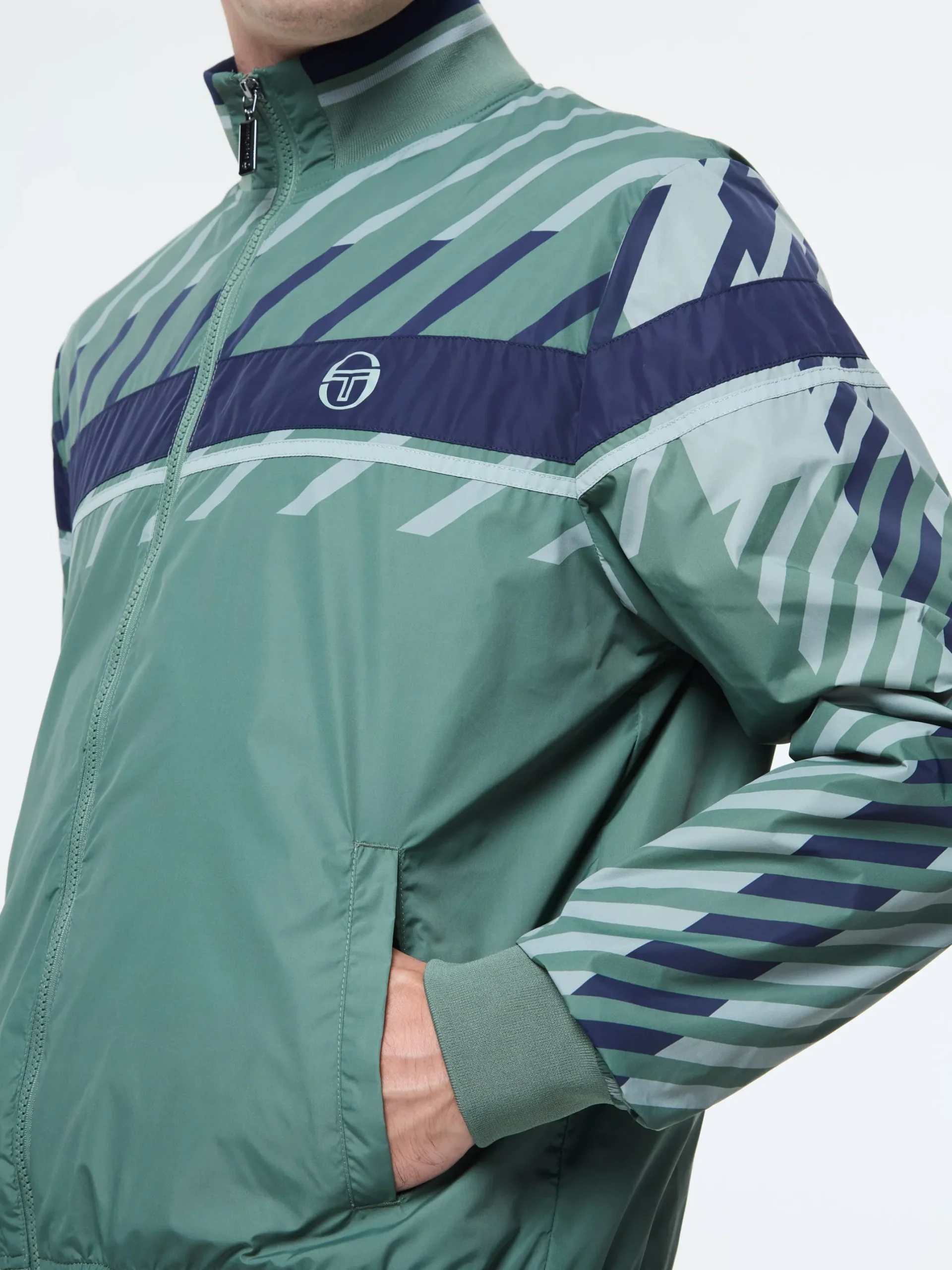 Quadretto Track Jacket- Duck Green