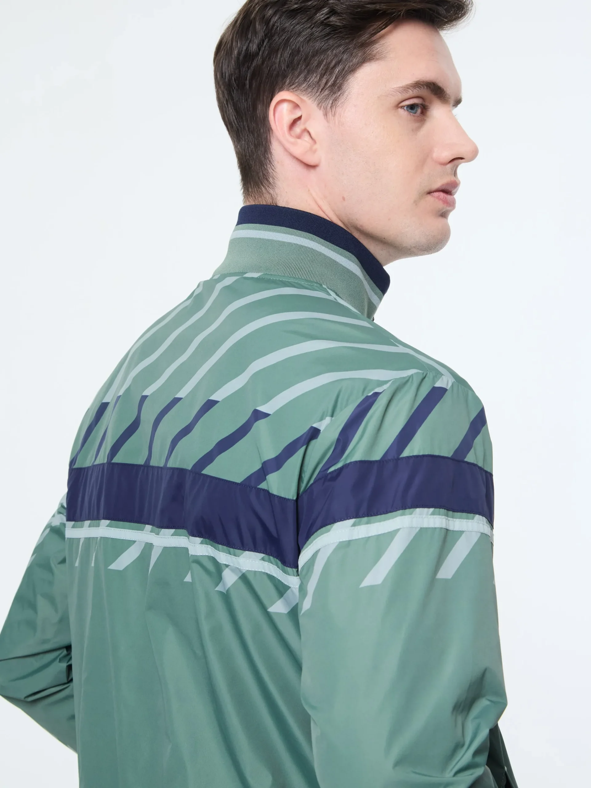 Quadretto Track Jacket- Duck Green